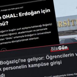 Başkan Erdoğan'ın gelişi &ouml;ncesi Boğazi&ccedil;i &Uuml;niversitesi hakkında &ccedil;irkin provokasyon