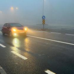 Bolu Dağı'nda sis etkili oldu