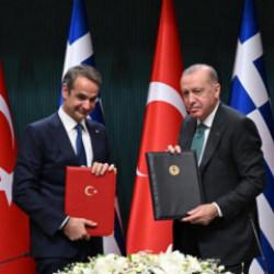 Cumhurbaşkanı Erdoğan, Mi&ccedil;otakis'i kabul etti: Ege ve Doğu Akdeniz'i konuştuk