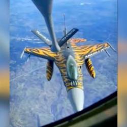 NATO'dan s&uuml;rpriz paylaşımı: T&uuml;rk F-16'ları Romanya hava sahasına imzasını attı