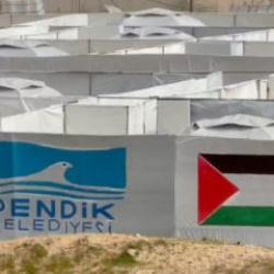 Pendik Belediyesi Gazze&rsquo;de 600 kişilik &ccedil;adır kent kurdu