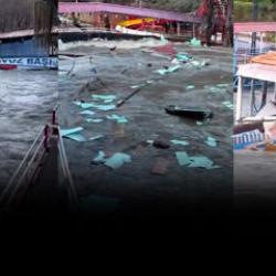 Son dakika: Dim &Ccedil;ayı'nda bir işletme suya kapıldı