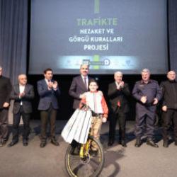Trafikte Nezaket ve G&ouml;rg&uuml; Kuralları Projesi meyve verdi
