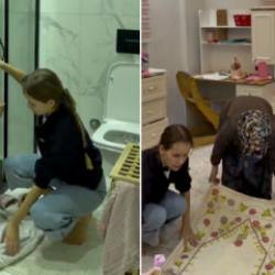 Ukraynalı gelinin b&uuml;y&uuml;k vefası: Ayaklarını kuruladı, seccadesini serdi