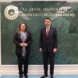 Bakan Kurum, Afyonkarahisar Belediye Başkanı K&ouml;ksal'ı kabul etti