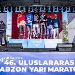 46. Uluslararası Trabzon Yarı Maratonu rekor katılımla tamamlandı