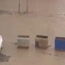 Her şey 20 dakikada oldu! Şehir adeta suya g&ouml;m&uuml;ld&uuml;