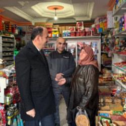 Başkan Altay'dan iftar &ouml;ncesi esnaf ziyareti 