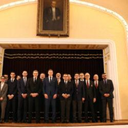  Juventus ma&ccedil;ı &ouml;ncesi dostluk yemeği d&uuml;zenlendi