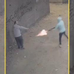 Mısır'da sokak ortasında dehşet: Baba ve oğluna saldıranlar kıskıvrak yakalandı