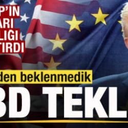 Trump'ın kararı ortalığı karıştırdı! AB'den son dakika ABD teklifi