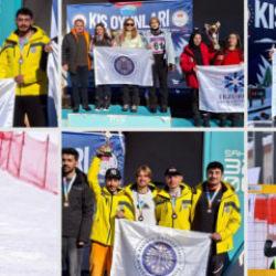 &Uuml;nilig Kış Oyunlarında Atat&uuml;rk &Uuml;niversitesi r&uuml;zg&acirc;rı