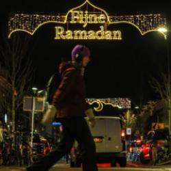 Utrecht sokaklarında ramazan ayı hazırlığı