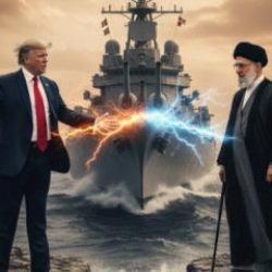 ABD de vurmaya başladı! İşte İran sınırına g&ouml;nderdiği dev savaş filosu!