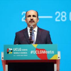 Başkan Altay 240 bin yerel y&ouml;netimi temsil eden UCLG D&uuml;nya başkanlığına aday