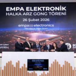 Borsa İstanbul&rsquo;da gong Empa Elektronik i&ccedil;in &ccedil;aldı!