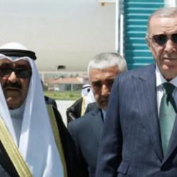 Erdoğan ve Kuveyt Emiri arasında g&ouml;r&uuml;şme: Ge&ccedil;miş olsun dileklerini iletti