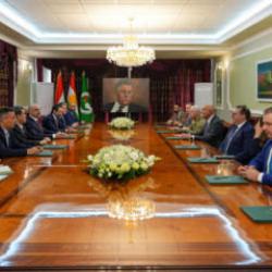 KYB lideri Talabani, Tom Barrack ve Mazlum Abdi ile g&ouml;r&uuml;şt&uuml;!  Son dakika Suriye a&ccedil;ıklaması