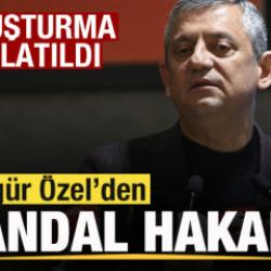 &Ouml;zg&uuml;r &Ouml;zel'den skandal hakaret! Soruşturma başlatıldı