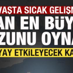 Savaşta son dakika gelişmesi! İran en b&uuml;y&uuml;k kozunu oynadı! D&uuml;nyayı etkileyecek karar