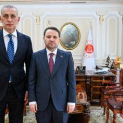 Hacıosmanoğlu'ndan Adalet Bakanı Akın G&uuml;rlek'e ziyaret