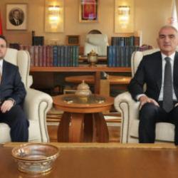 Bakan G&uuml;rlek'ten Bakan Ersoy'a ziyaret