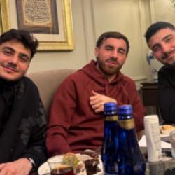 Beşiktaşlı futbolcuların aileleri beraber iftar yaptı