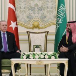 Cumhurbaşkanı Erdoğan, Prens Selman ile g&ouml;r&uuml;şt&uuml;