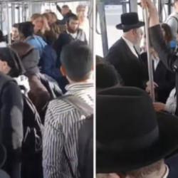 İsrailli yolcuları g&ouml;r&uuml;nce sloganlar başladı: İstanbul'da bir otob&uuml;ste yaşandı!