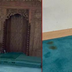 Sabah namazına giden cemaat şoke oldu: Camiye &ccedil;irkin saldırı!