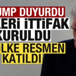 Son dakika: Trump duyurdu! Askeri ittifak kuruldu! 17 &uuml;lke resmen katıldı
