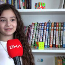  10 yaşındaki Lina, matematikte d&uuml;nya birincisi oldu