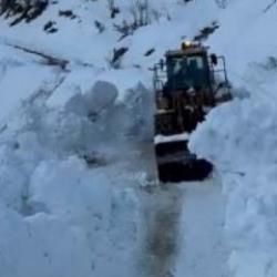 Bitlis'te k&ouml;y yoluna &ccedil;ığ d&uuml;şt&uuml;! İşte son durum...
