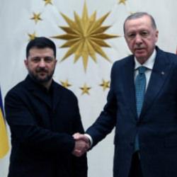 Başkan Erdoğan, Zelenskiy ile g&ouml;r&uuml;şt&uuml;!
