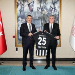 Beşiktaş'tan Ankara ziyareti! Serdal Adalı Bakan Tekin ve Bakan Şimşek'le g&ouml;r&uuml;şt&uuml;