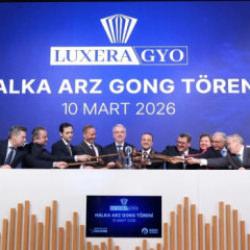 Borsa İstanbul'da gong Luxera GYO i&ccedil;in &ccedil;aldı