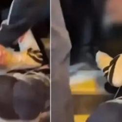 Fatih'te elleri ve ayakları bantlanarak akranları tarafından darp edildi