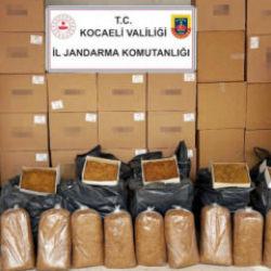 Kocaeli'de jandarma ekiplerinden ka&ccedil;ak&ccedil;ılara 1 milyon liralık darbe