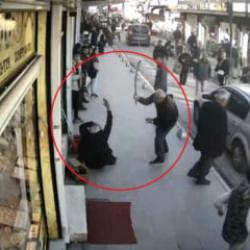 Mardin'de sokak ortasında sopalı kavga