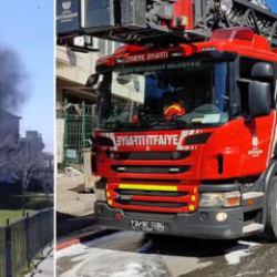 Son dakika... Bayrampaşa'da 3 katlı binada yangın