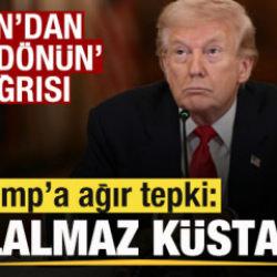 Trump 'Korkun&ccedil;' demişti İran'dan eve d&ouml;n&uuml;n &ccedil;ağrısı: K&uuml;stahlık ve ikiy&uuml;zl&uuml;l&uuml;k...