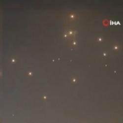 Dubai'ye f&uuml;ze saldırısının engellendiği anlar 