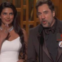 D&uuml;nyaca &uuml;nl&uuml; oyuncu Oscar t&ouml;renine damga vurdu! Filistin s&ouml;zleri alkış tufanı kopardı...