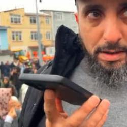 Fatih'te enkaz altındaki gence telefonla ulaşıldı