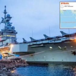 Fransız u&ccedil;ak gemisini radarlar değil, akıllı saat yakaladı... T&uuml;rkiye&rsquo;ye 100 km kala ifşa