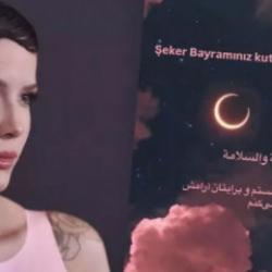 Halsey'den T&uuml;rk&ccedil;e bayram mesajı!