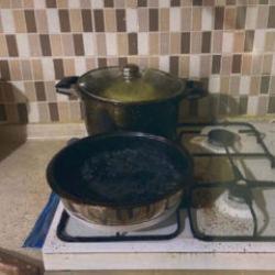 Manisa'da ocakta unutulan yemek can aldı