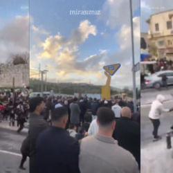 Mescid-i Aksa'da yasak! M&uuml;sl&uuml;manlar bayram namazı kılarken saldırdılar!