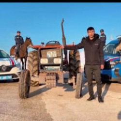 Muğla'da 21 yıl &ouml;nce &ccedil;alınan trakt&ouml;r bulundu! Toruna teslim edildi 