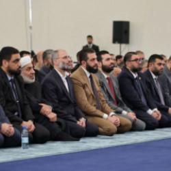 Şara, bayram namazını Halk Sarayı'nda kıldı! 